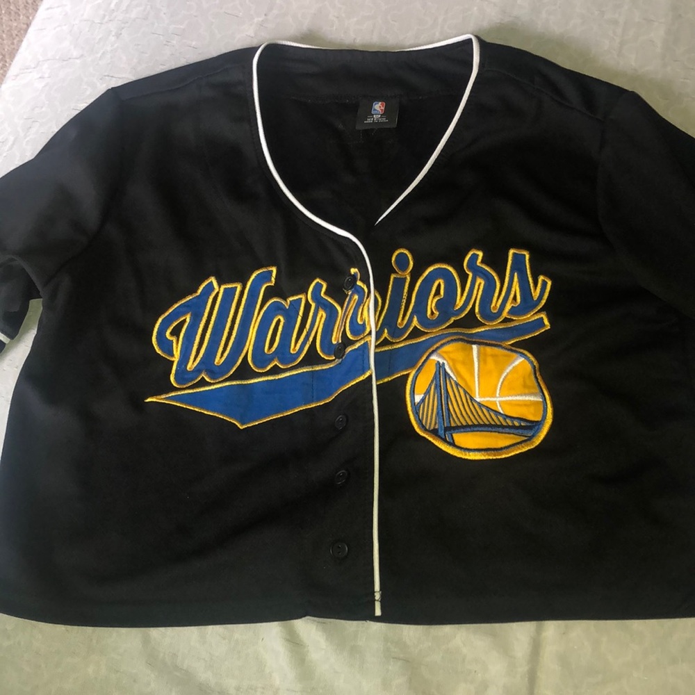 Warriors crop top